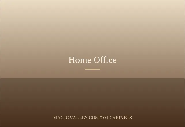 Home Office Cabinets in Twin Falls, Idaho