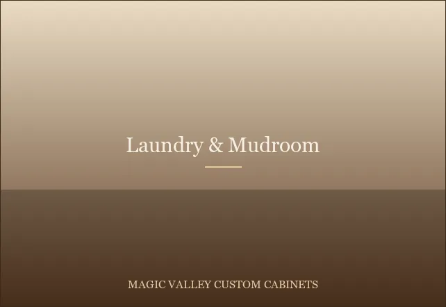 Laundry & Mudroom Cabinets in Twin Falls, Idaho